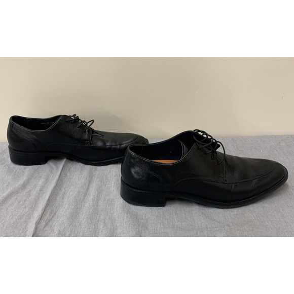 COLE HAAN City Split Toe Black Leather Oxford Lace-Up Shoes Sz. 13 Bnfts Chrty main image 10